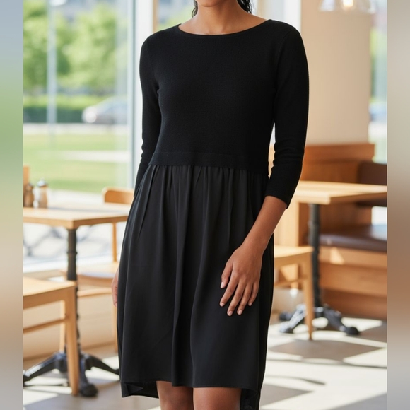 Sundance Jillian Sweater Dress Linen & Wool Blend - Picture 1 of 10